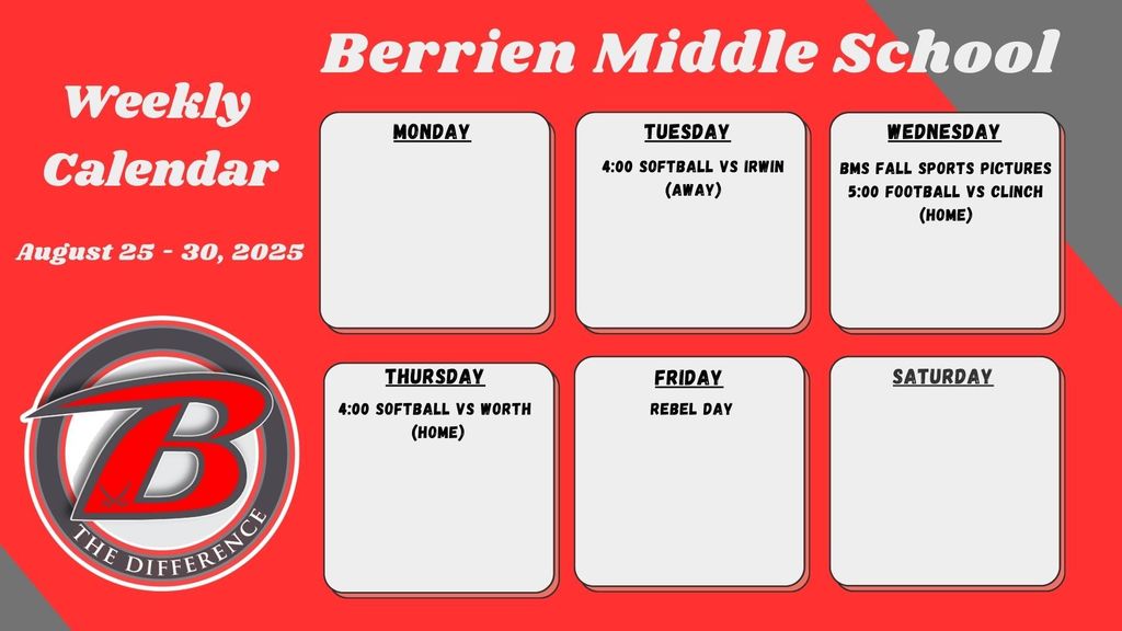 Weekly Calendar