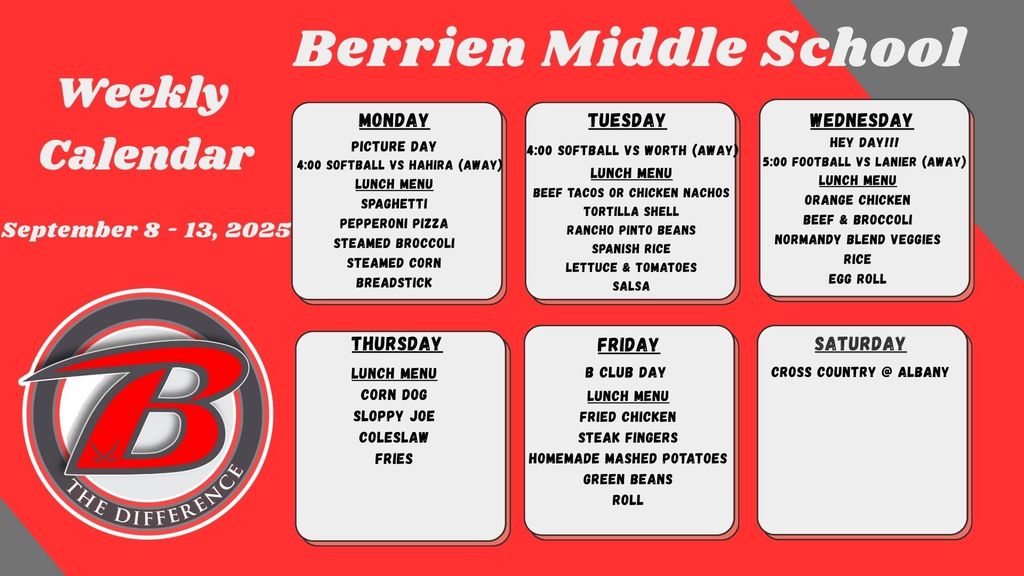 Weekly Calendar