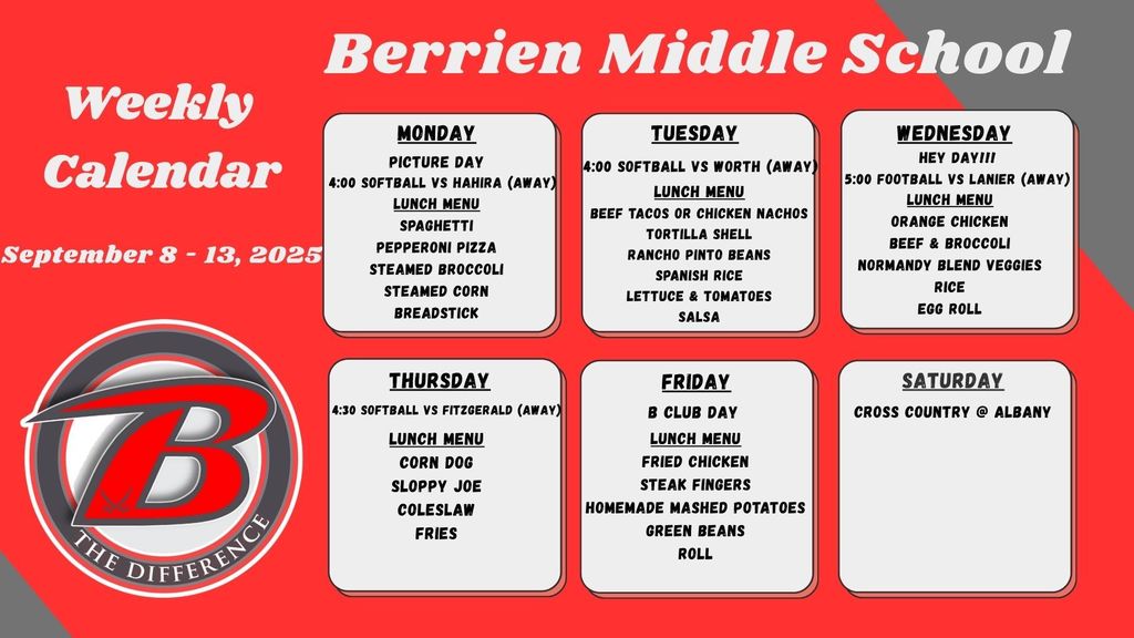Weekly Calendar