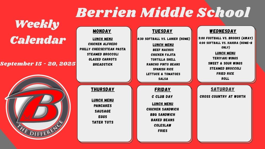 Weekly Calendar