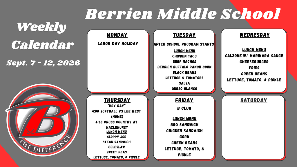 Weekly Calendar