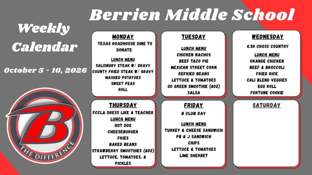 Weekly Calendar
