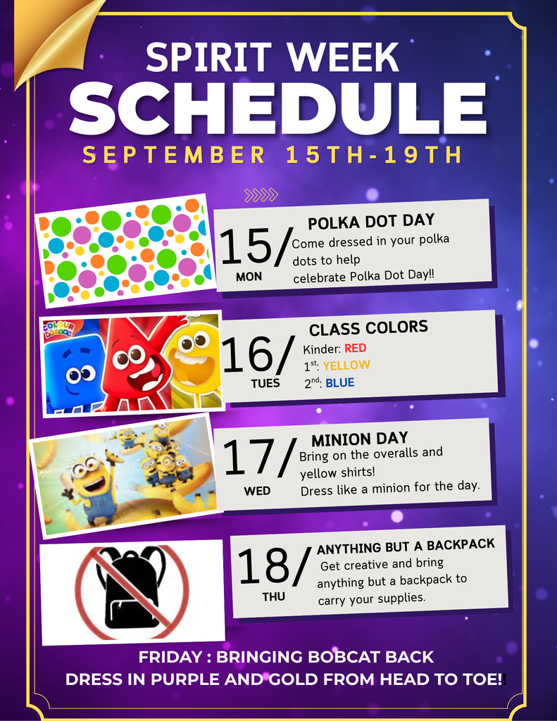 K-2 Spirit Week