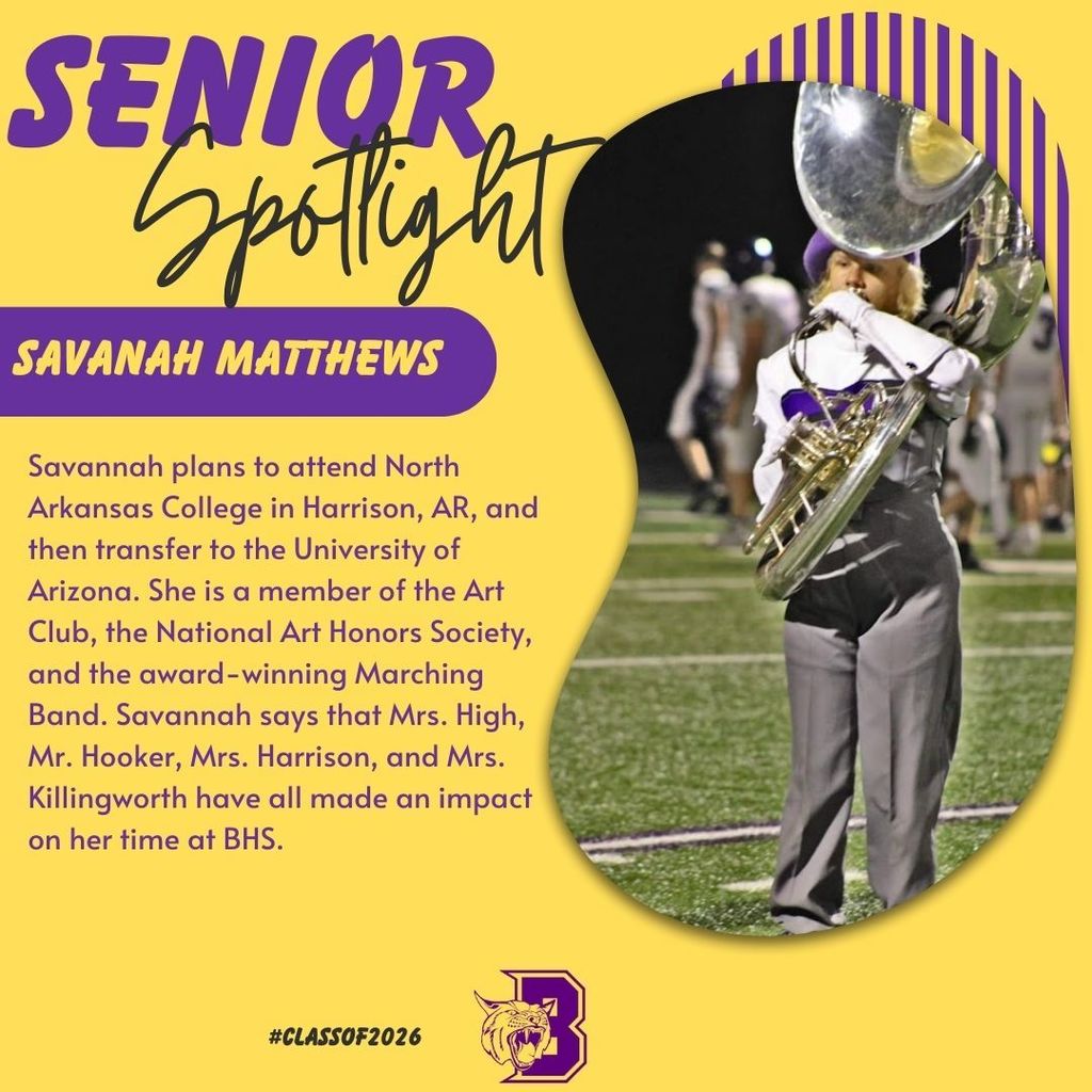 Senior Spotlight - Savnnah Matthews