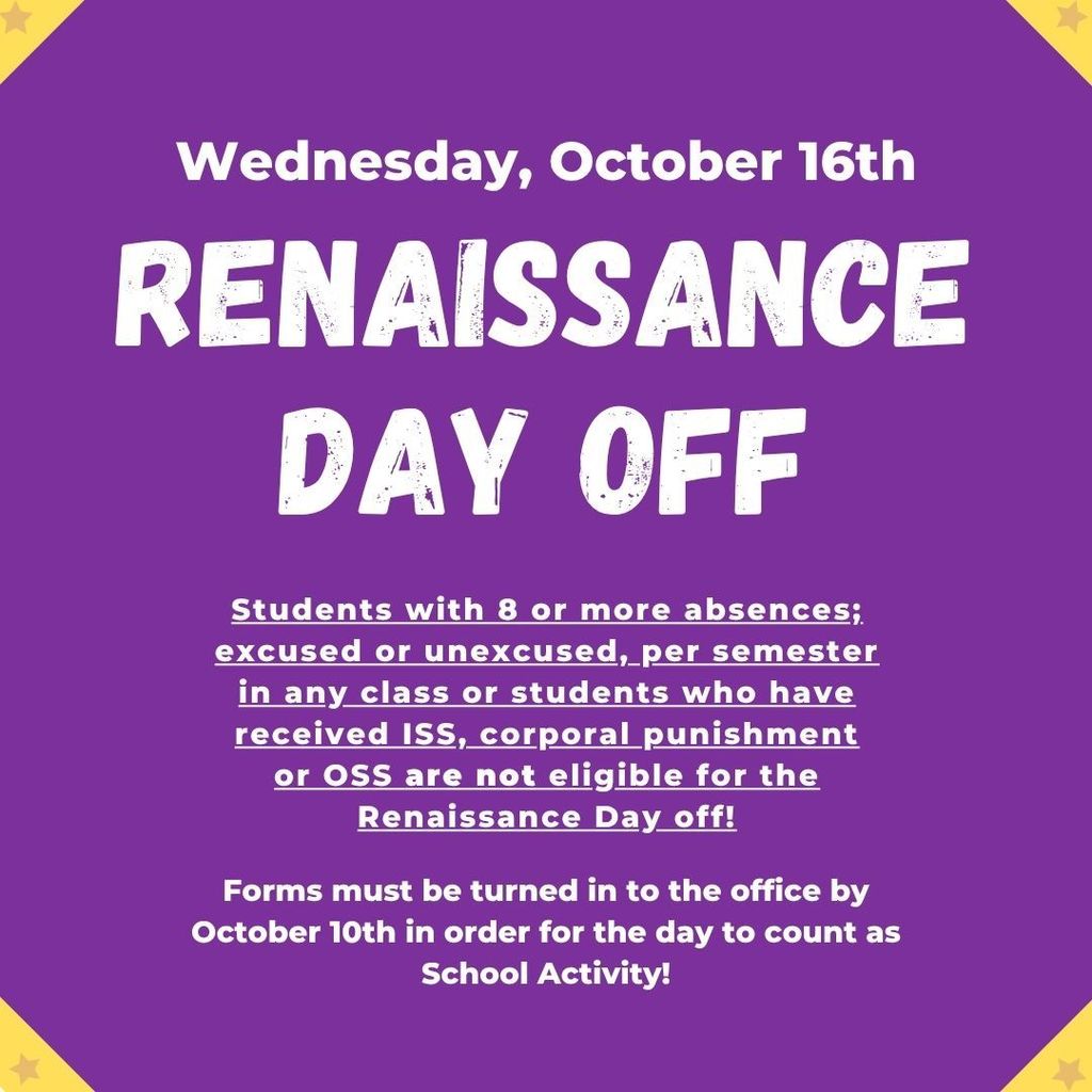 Renaissance Day Off