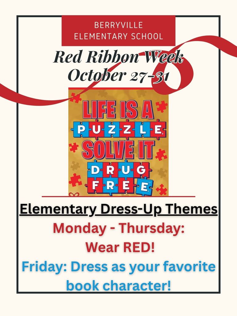 Red Ribbon Week Oct. 27-31