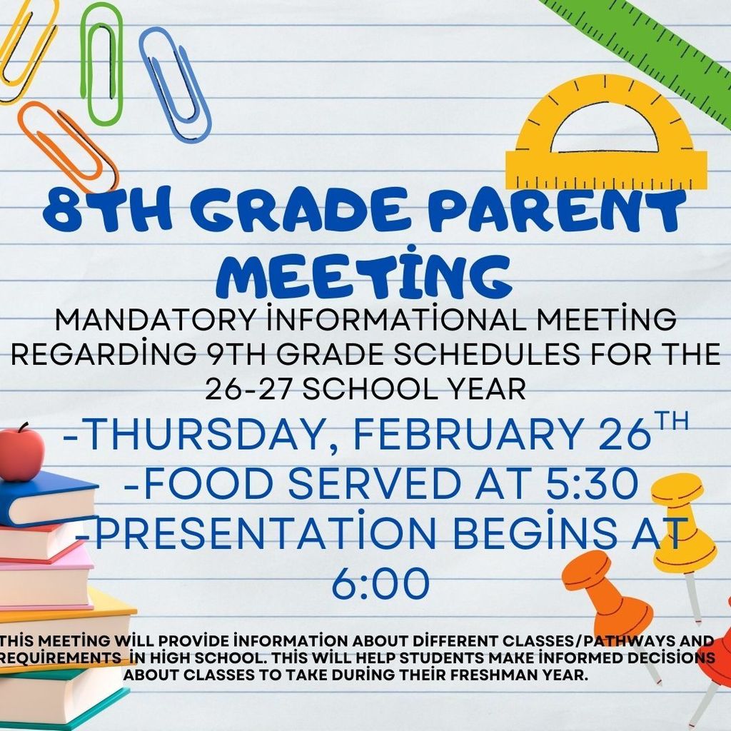 8th grade meeting