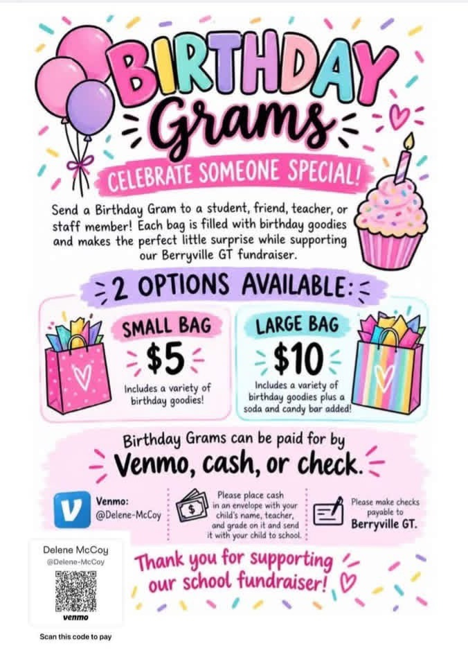birthday grams