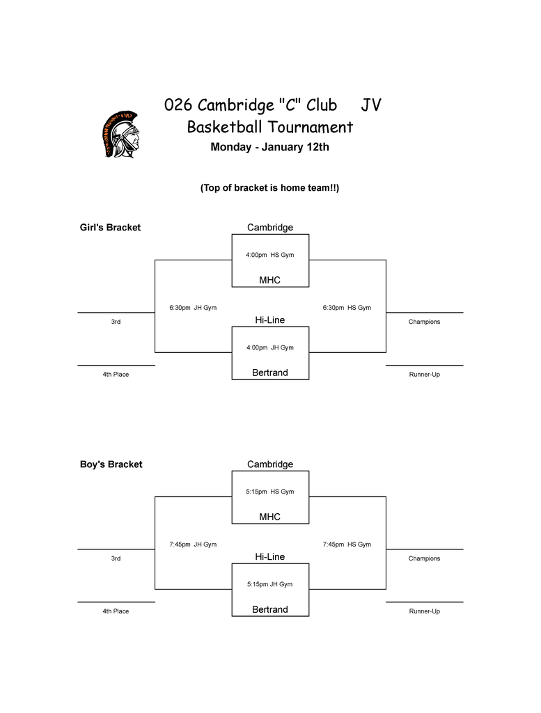 Cambridge JV Tournament