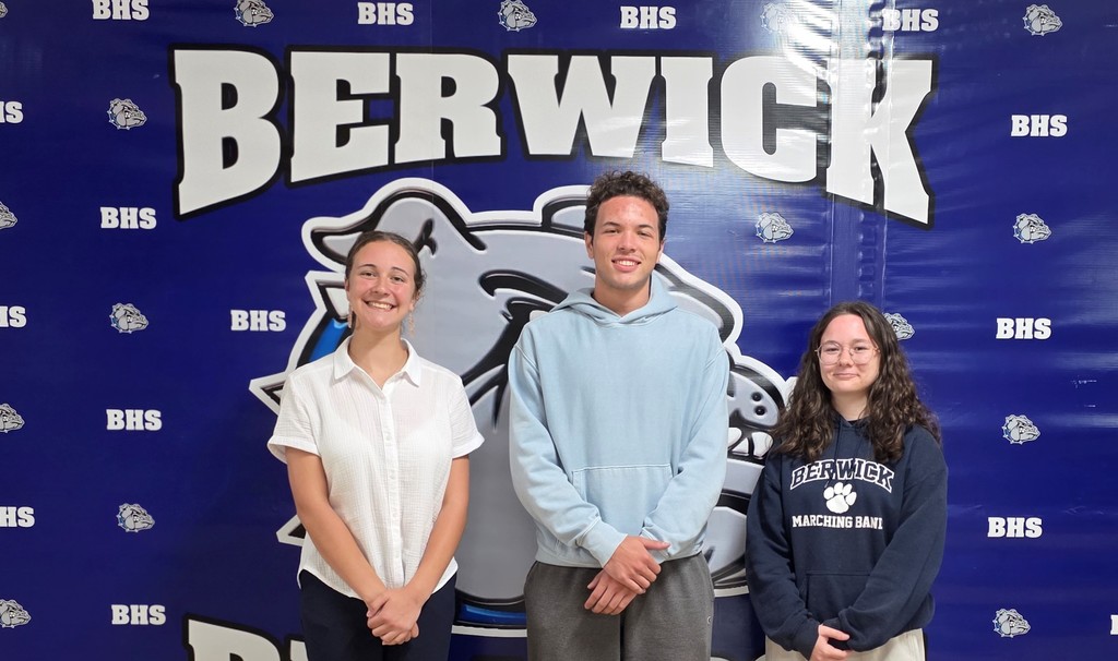 Students of the Month standing in a group