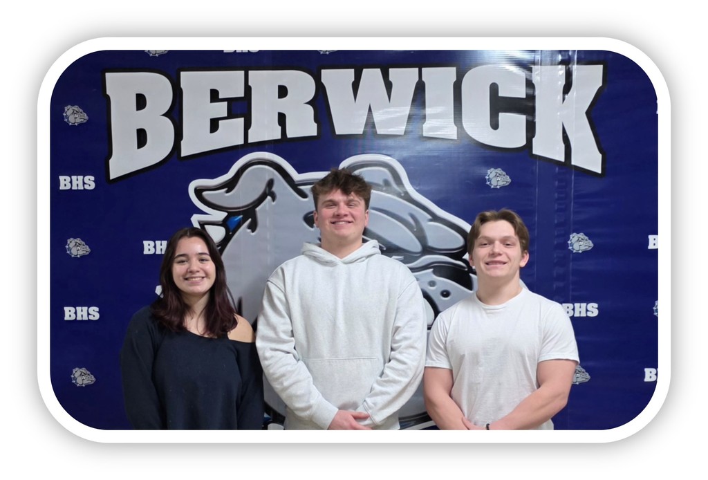 students of the month standing in a group