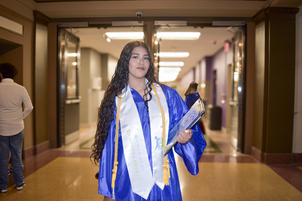 Dual Language 8th grade student