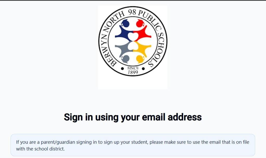 Directions for logging in