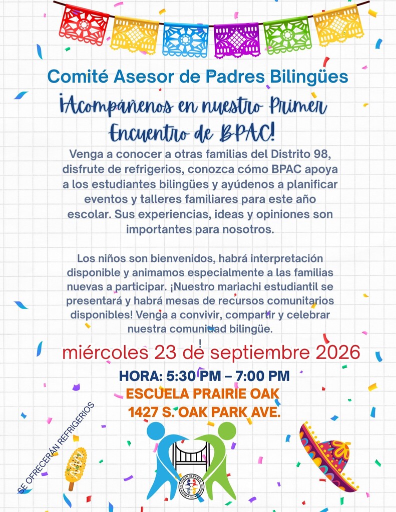 Bilingual Parent Advisory Council /Comité Asesor de Padres bilingües 