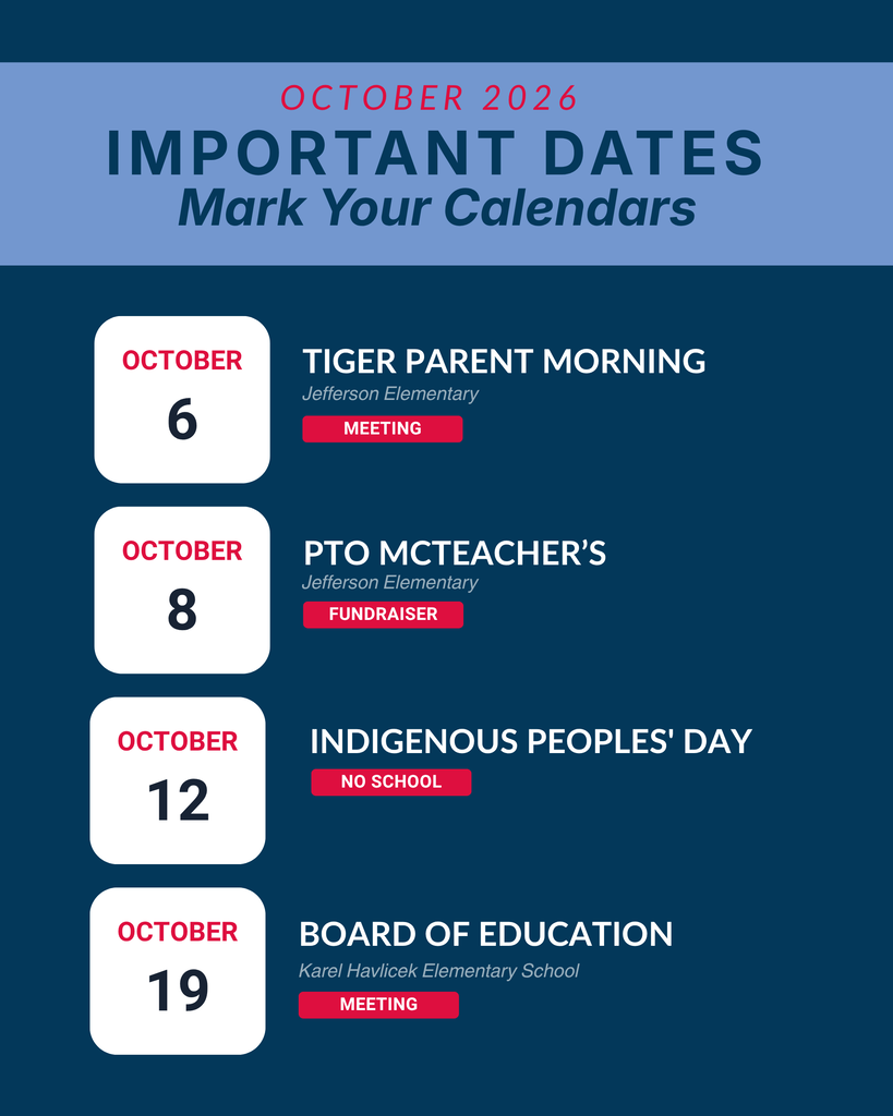 October Important Dates
