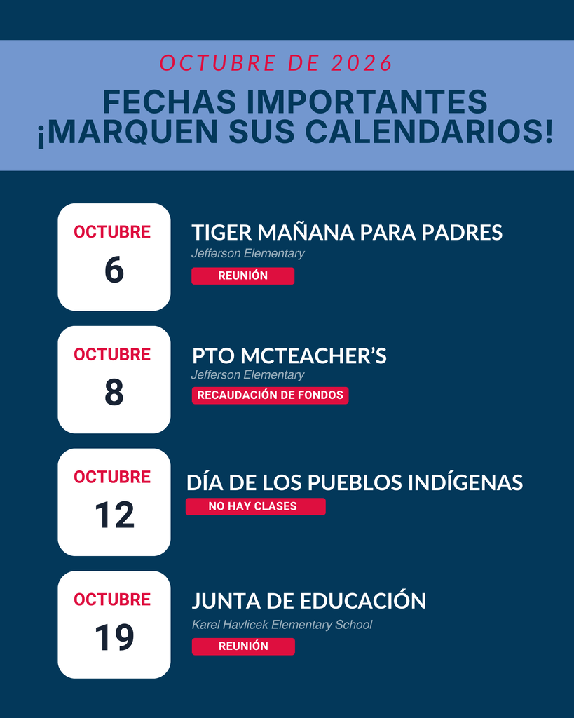 October Important Dates