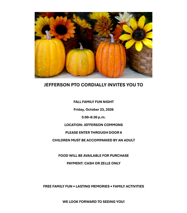 Fall Family Fun Night