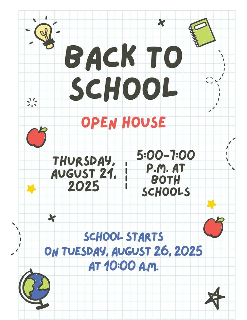 Open House 8/21/25 from 5-7 p.m.