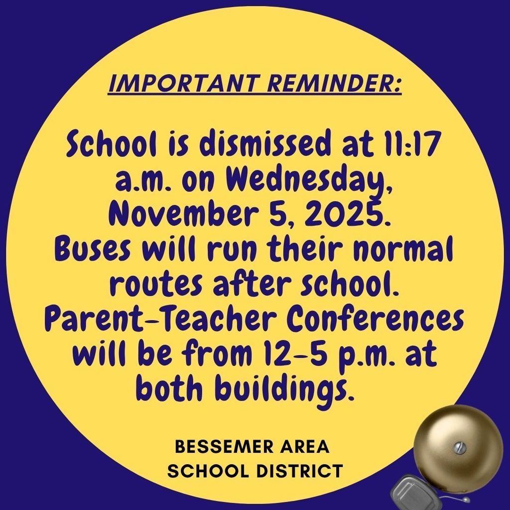 Early Dismissal 11/5/25