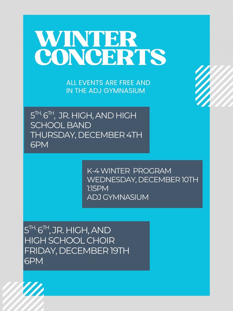 Winter Concert Poster