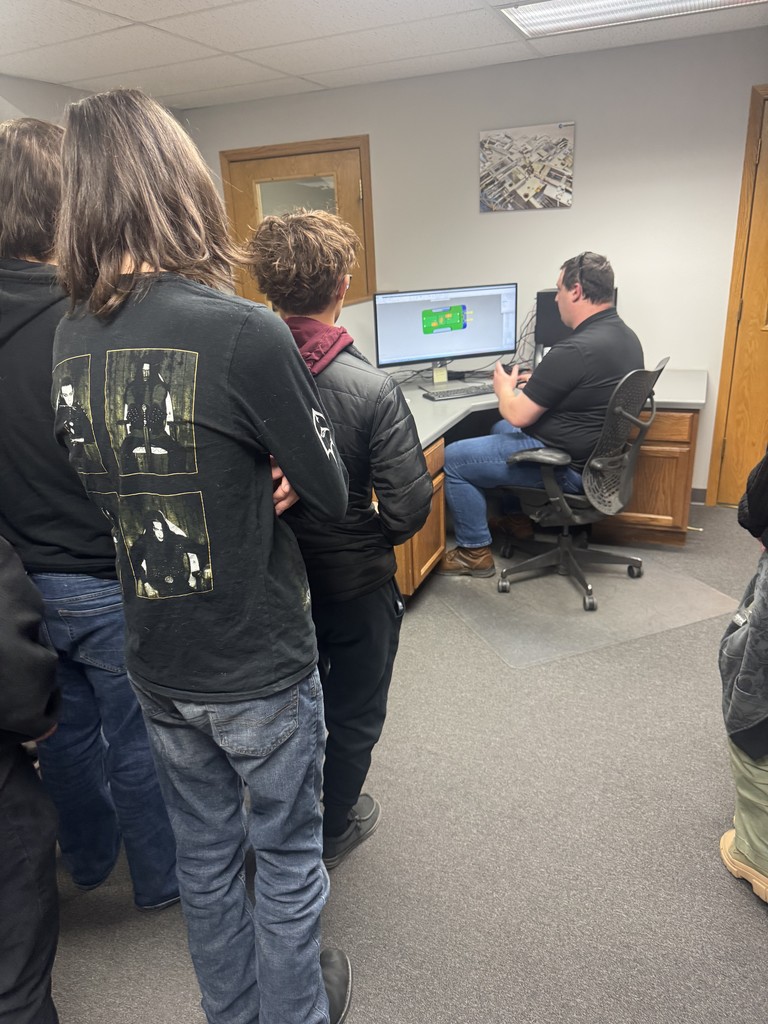 Engineer showing what their part of the development process is