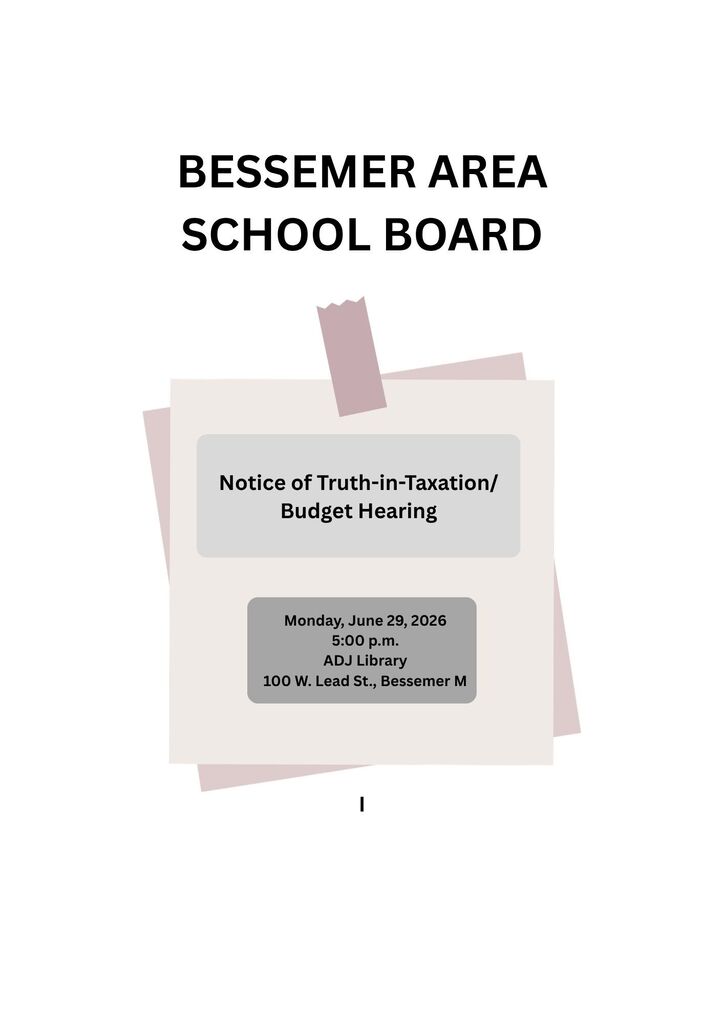 Notice of Truth-in-Taxation Budget Hearing