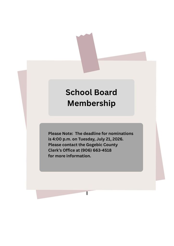 Notice regarding school board membership