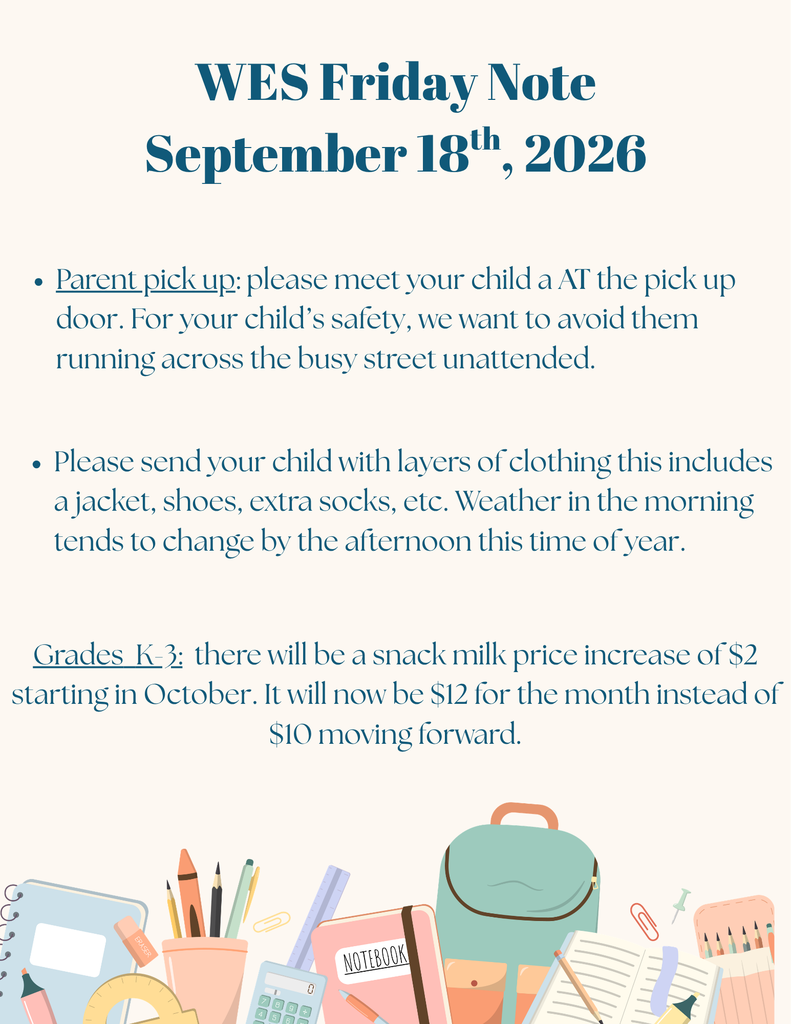 Friday Note - Elementary