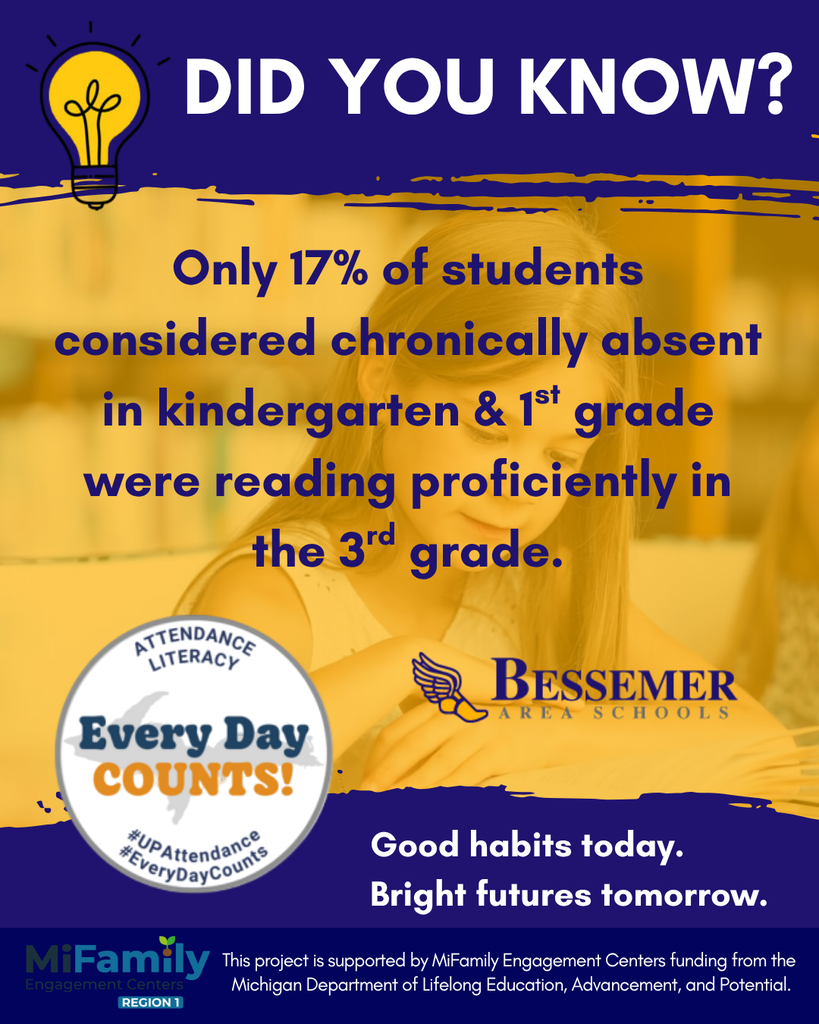 Flyer explaining the importance of school attendance