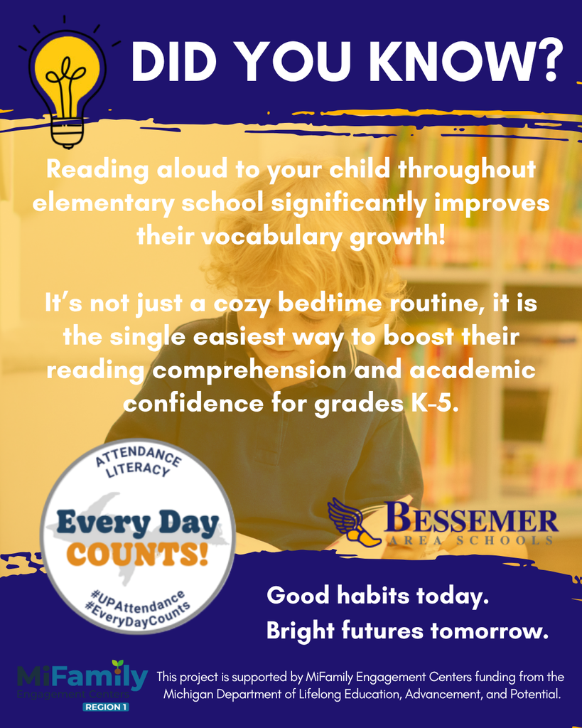 Flyer explaining the importance of school attendance