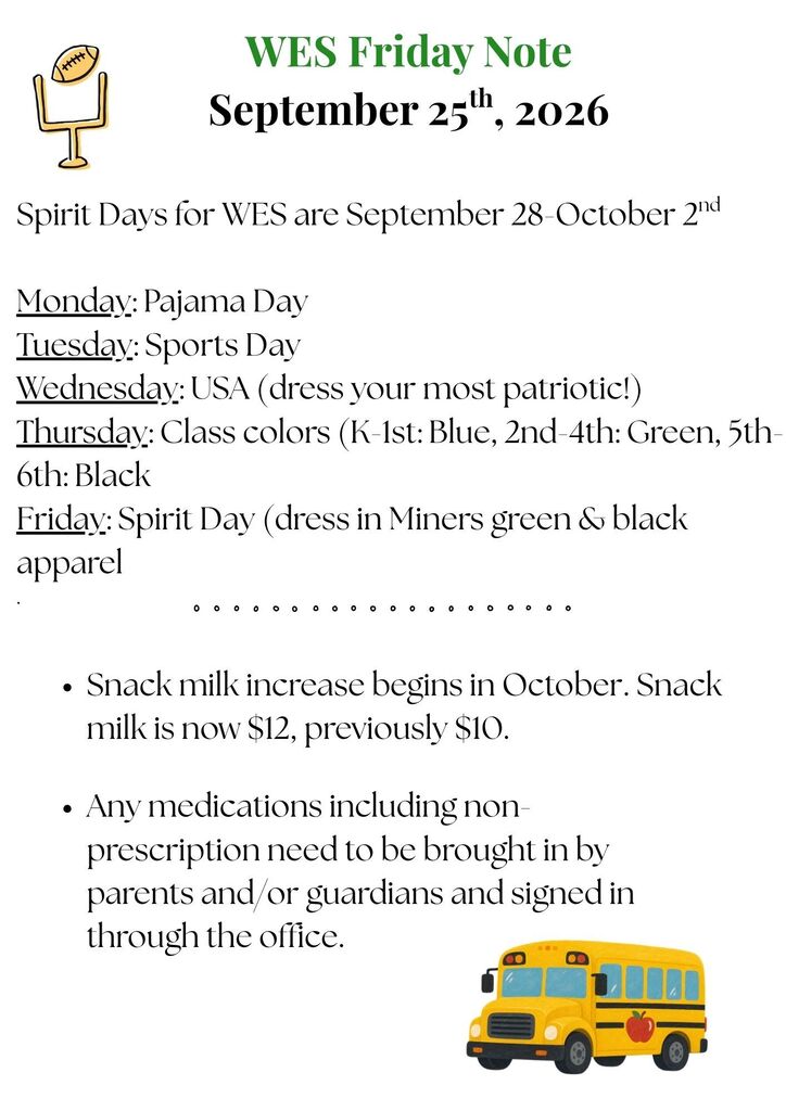 Friday Note 9-25