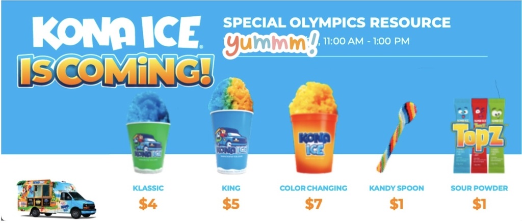 Kona Ice at Special Olympics