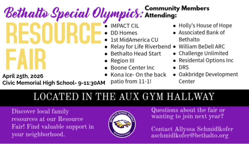 Bethalto Special Olympics Resource Fair