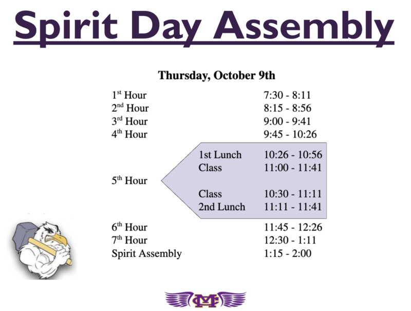 Spirit Day Assembly
