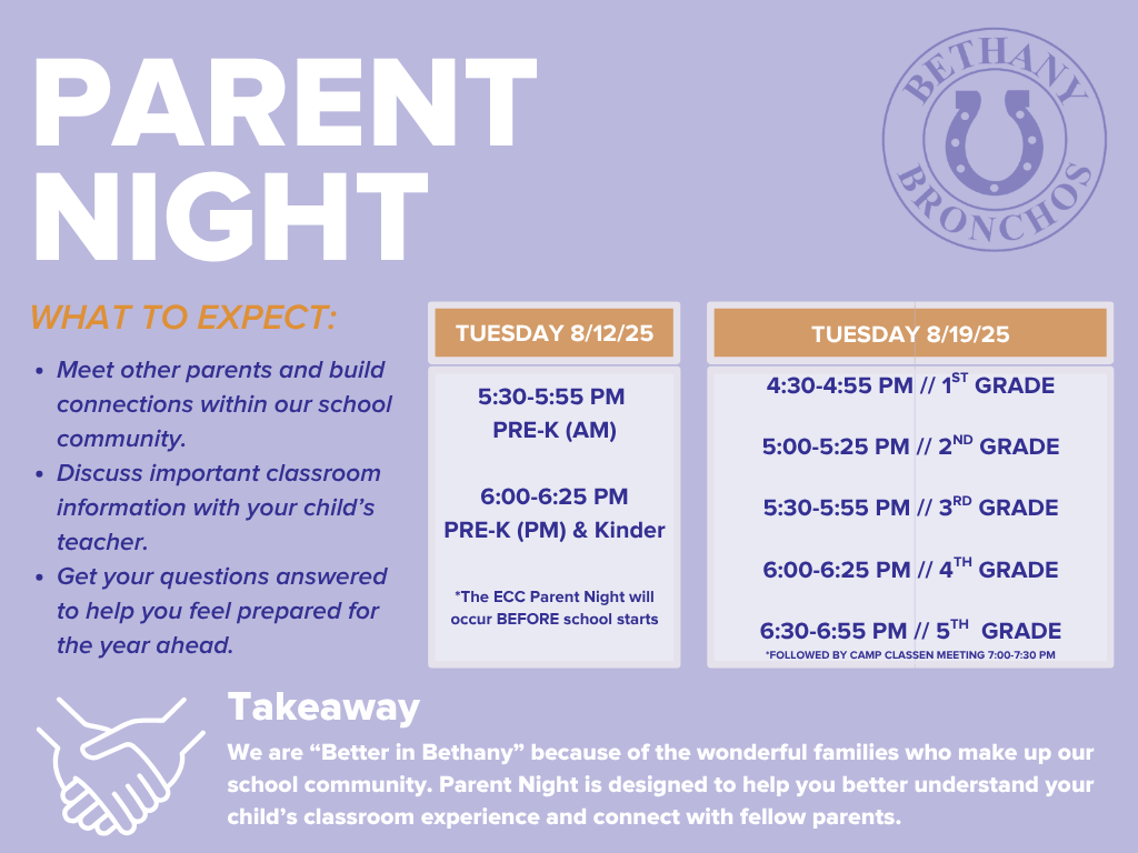 6. Parent Night