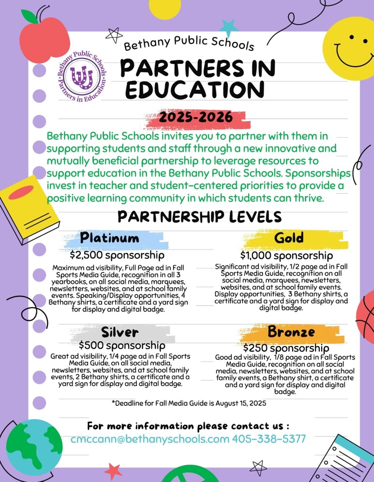 how to become a partner in education flyer