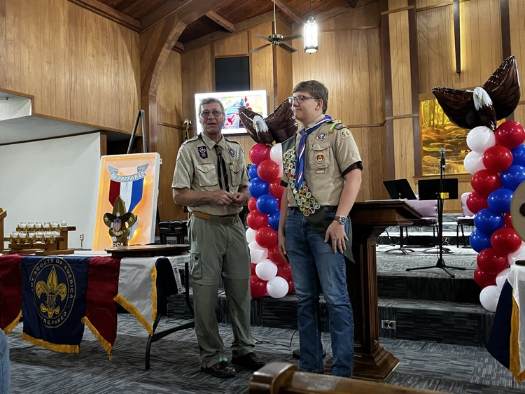 Eagle Scout ceremony 