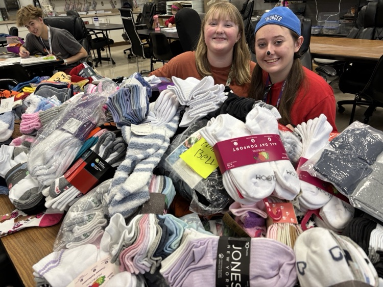 students with a pile of sicks