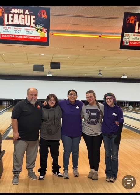 girls bowingteam after win