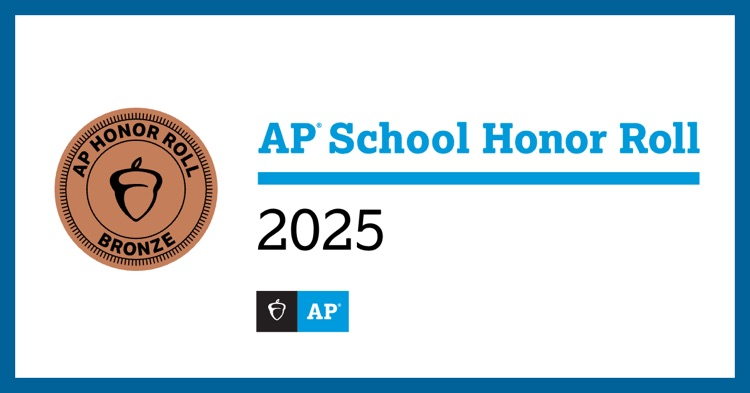 AP honor roll graphic with logo