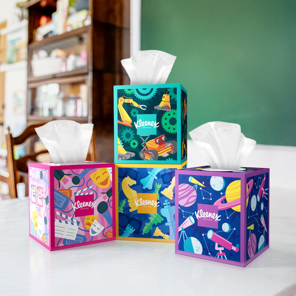 picture of boxes of kleenex