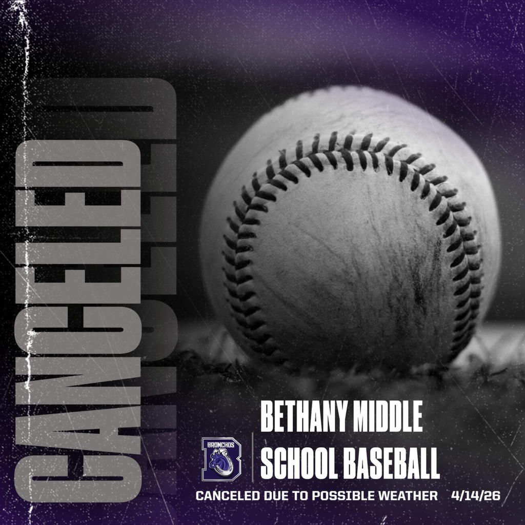 picture of baseball with info re. game canceleation.