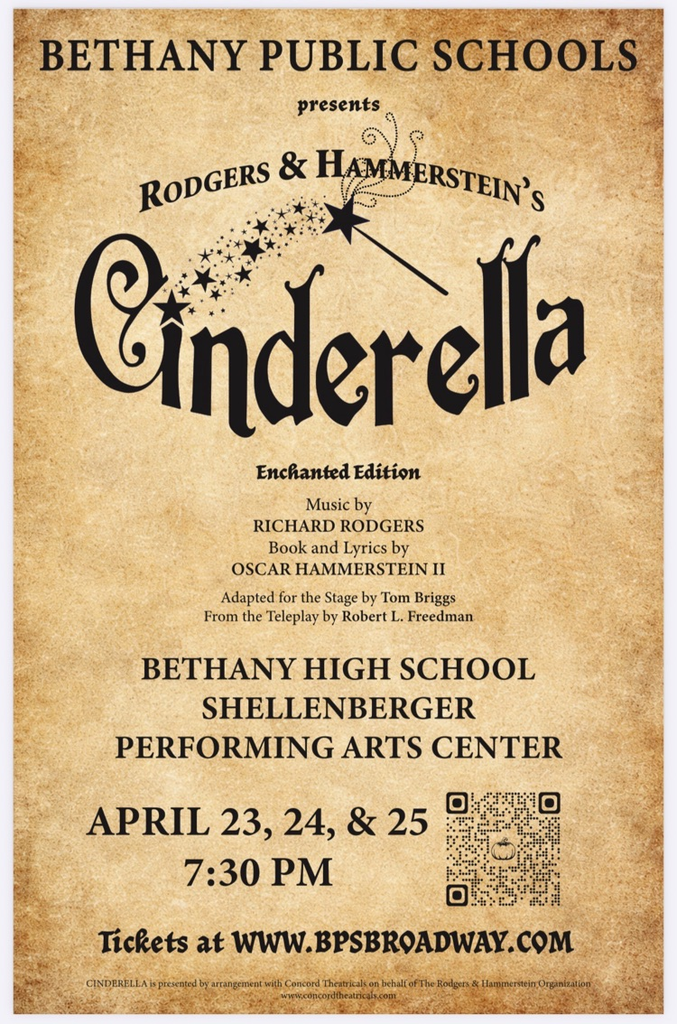 Cinderella show flyer