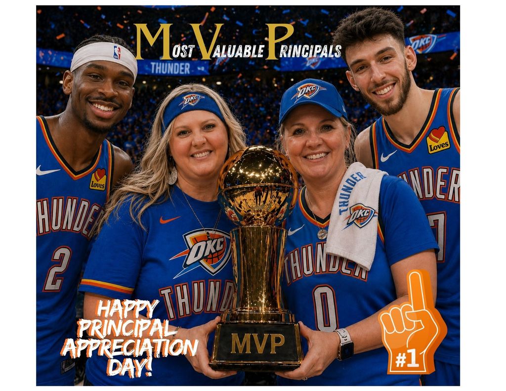 happy principal's day thunder graphic
