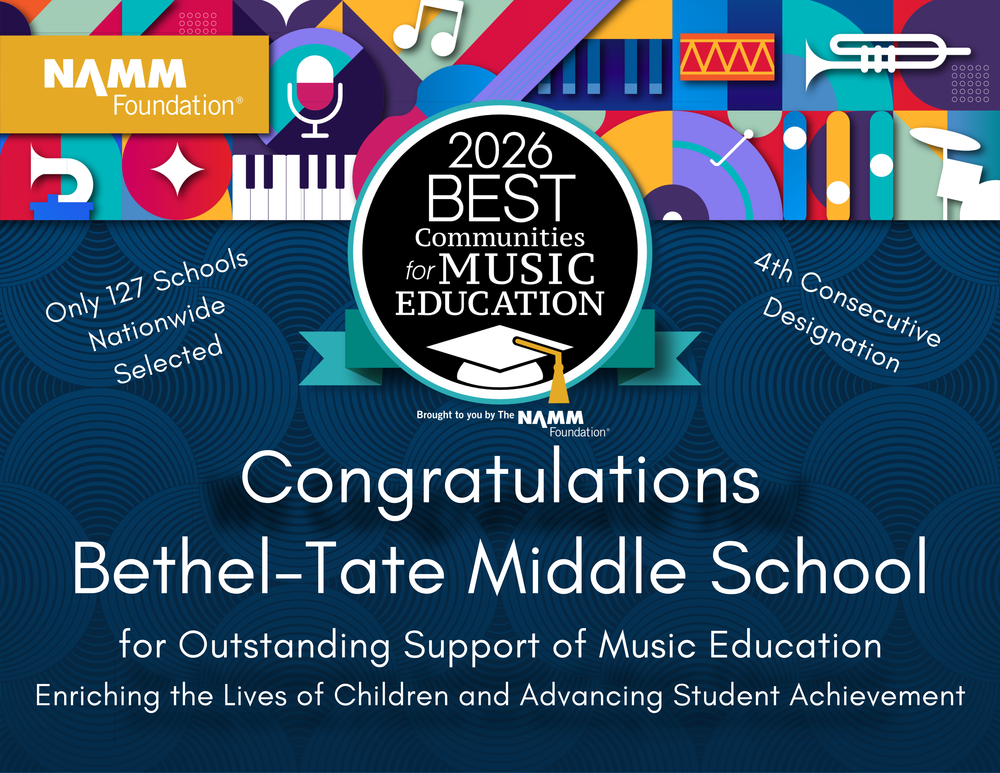 NAMM Award announcement for BTMS