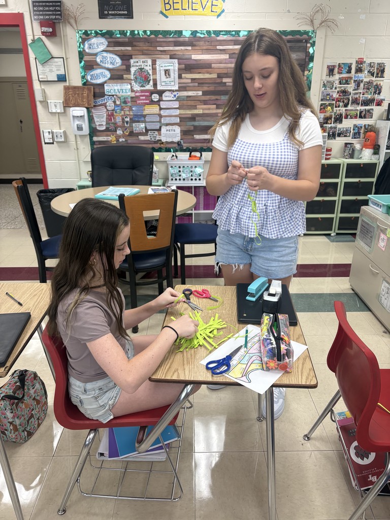 We did a classroom scavenger hunt to get familiar with all the important parts of my classroom.