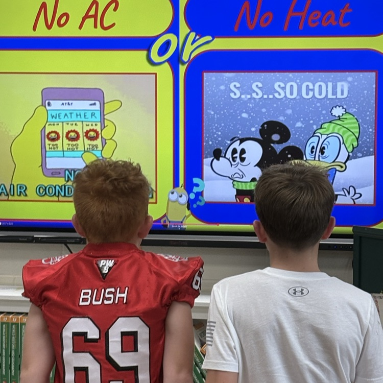 To kick off a new school year, Mrs. Carnahan’s classes completed an activity to define what makes a good classmate. Students also played “Would You Rather” to ease back into the new school year.