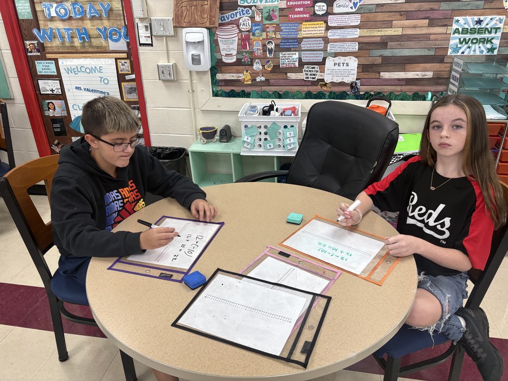 This week, 7th graders have been working on adding and subtracting integers through a variety of activities!