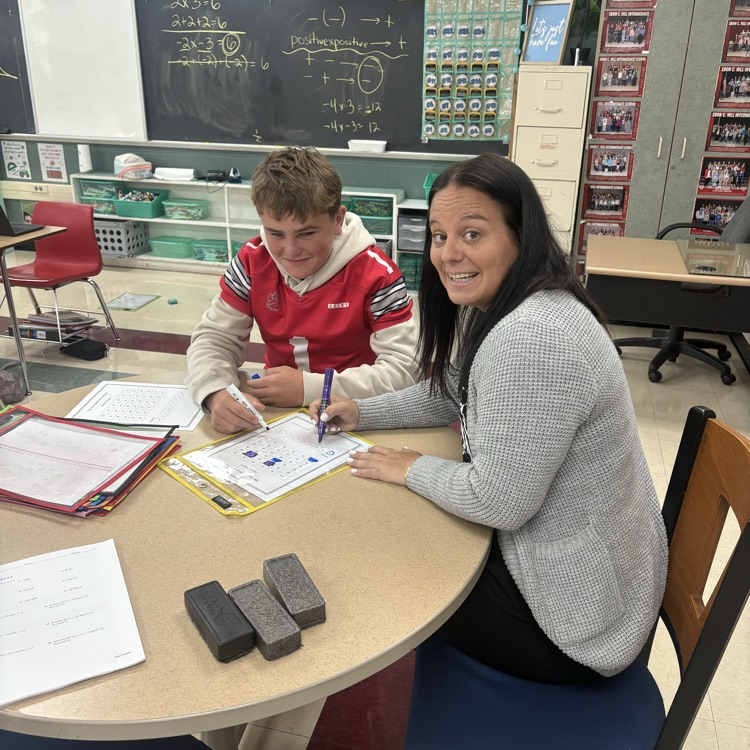 Who knew multiplying integers could be this fun? Ms. Valentine’s 7th graders played Four in a Row to put their skills to the test. 