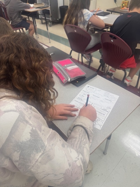 📚✨ Mrs. Starline’s language arts students used doodle notes to showcase their understanding of different reading strategies  